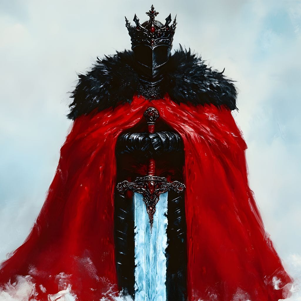 Majestic Knightly Valor Canvas Wall Art
