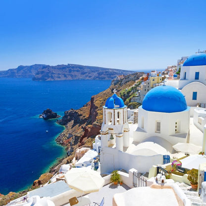 Santorini Canvas Wall Art