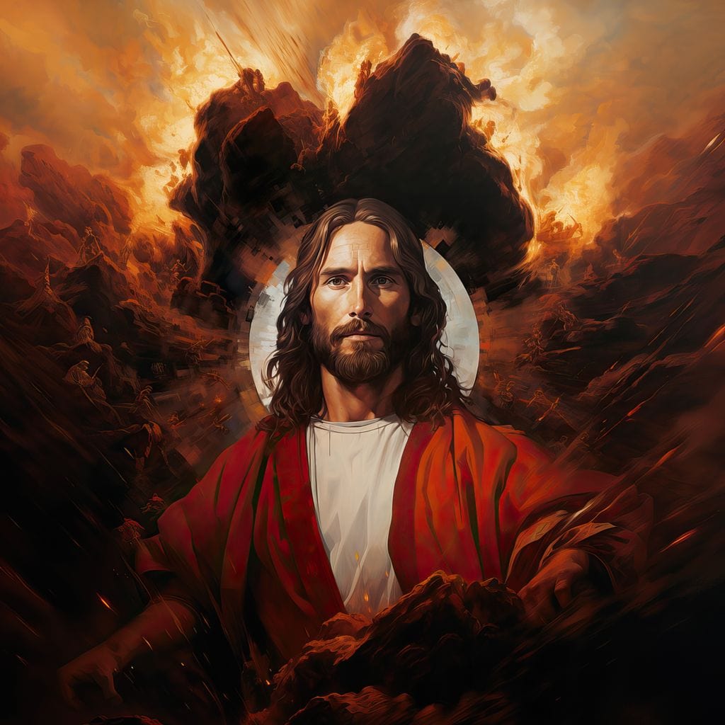 Jesus the Savior Canvas Wall Art