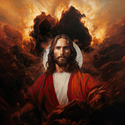 Jesus the Savior Canvas Wall Art