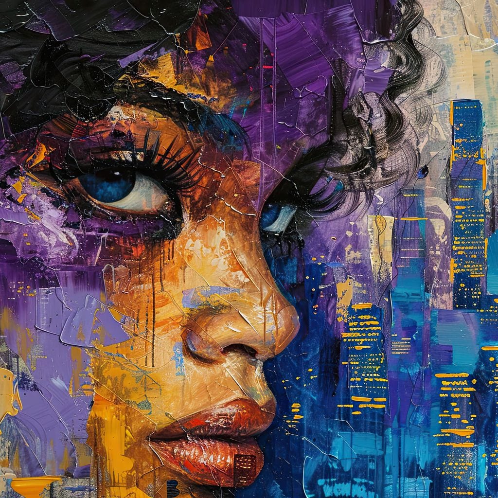 Urban Dreamscape Enchantment Canvas Wall Art