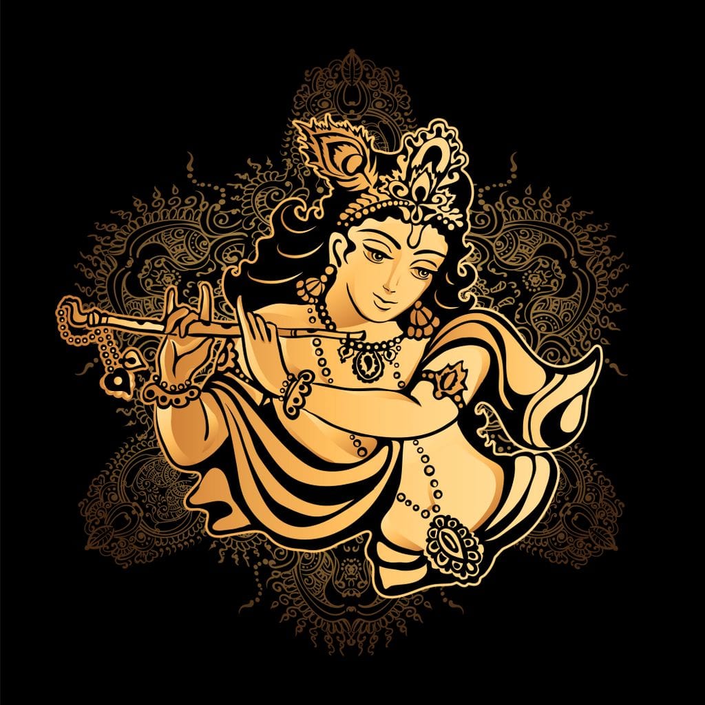 Hare Krishna Canvas Wall Art