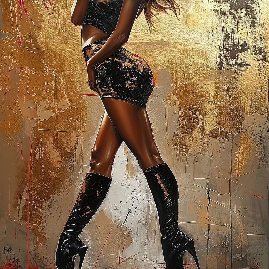 Alluring Legs In Motion Canvas Wall Art