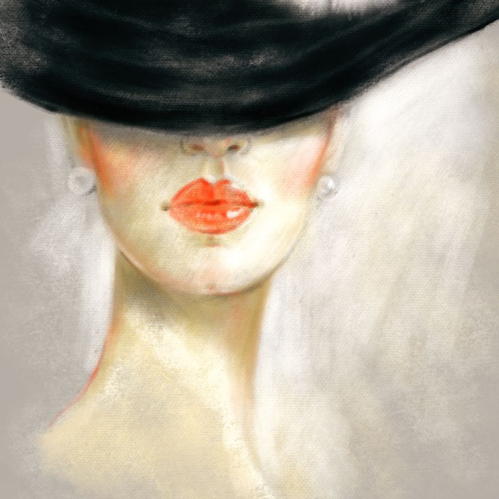 Chic Portrait Canvas Wall Art