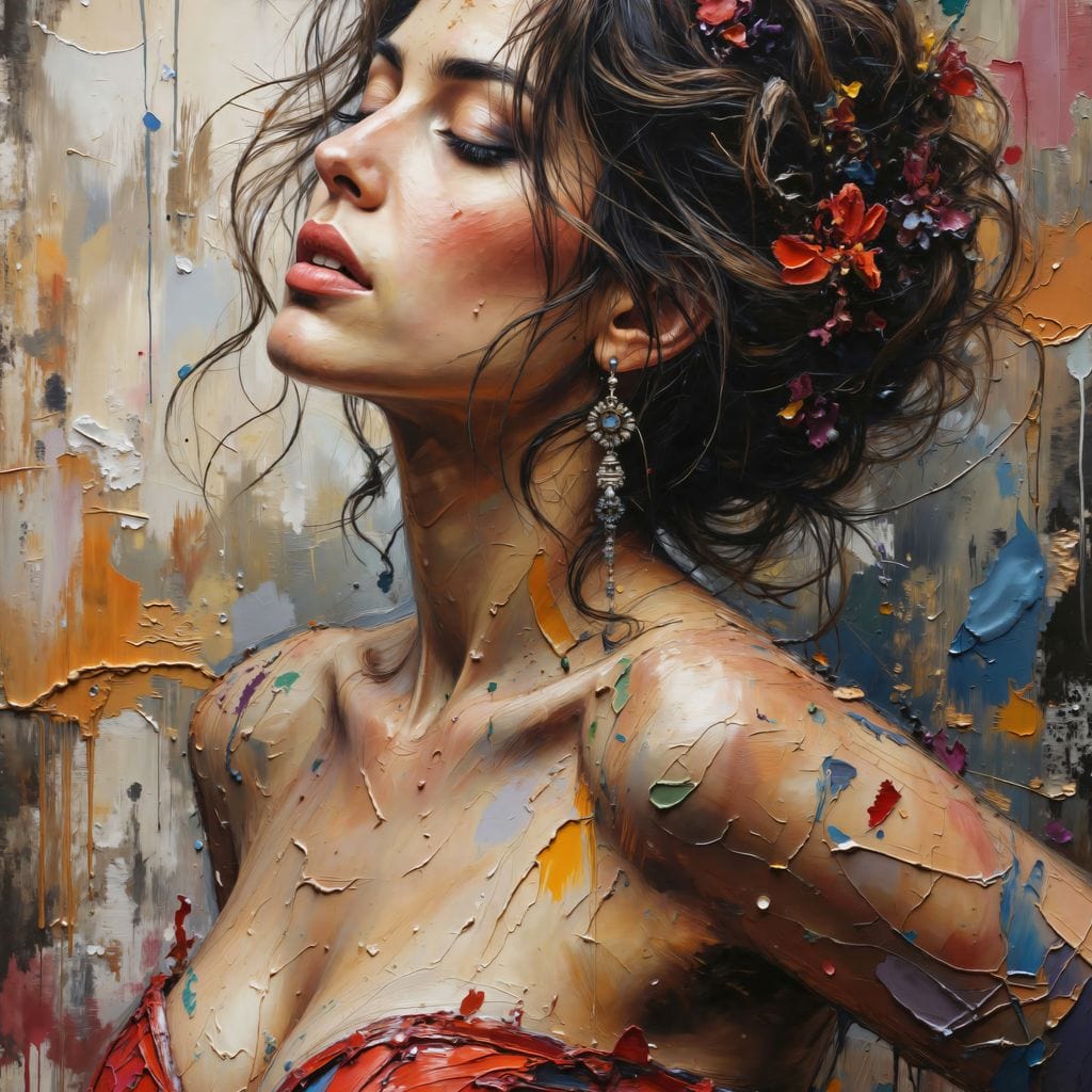 Whispering Beauty Canvas Wall Art