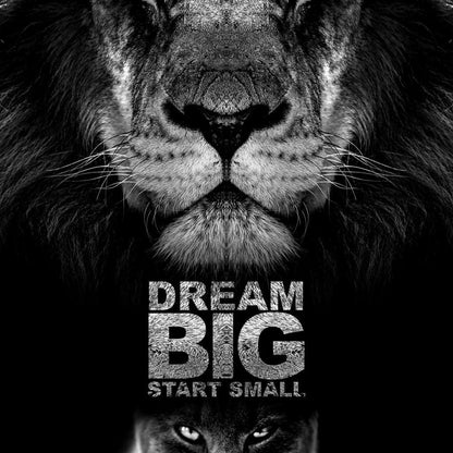 Dream Big Start Small Canvas Wall Art