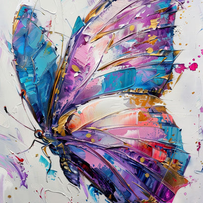 Kaleidoscope Butterfly Bliss Canvas Wall Art