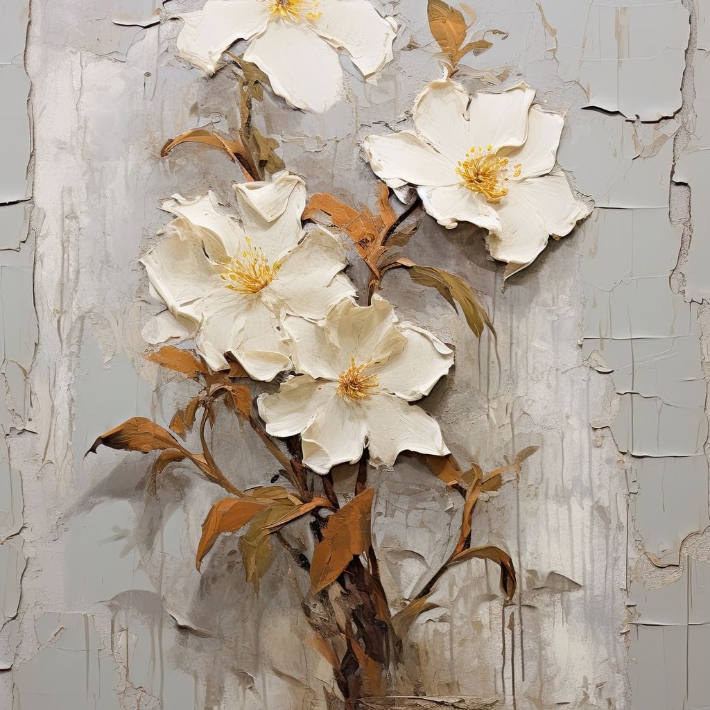 Fragile Blossom Chronicles Canvas Wall Art