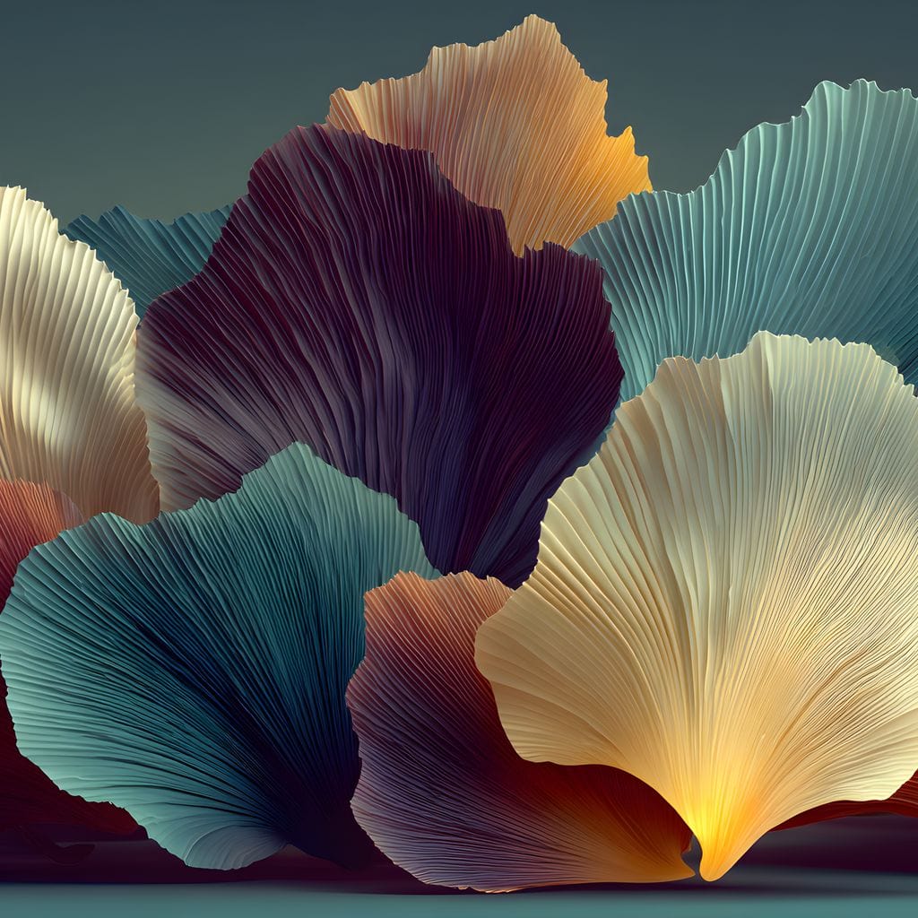 Flowing Petal Dreams Canvas Wall Art