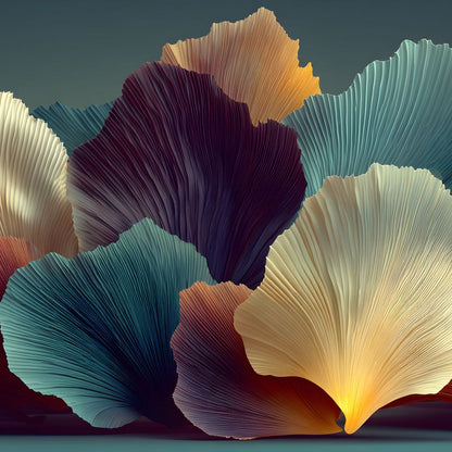 Flowing Petal Dreams Canvas Wall Art