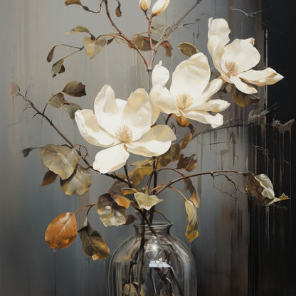 Magnolia Melody Canvas Wall Art