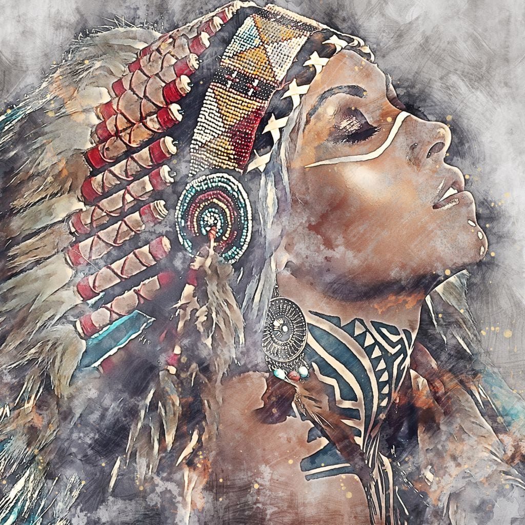 Squaw - Mateo Canvas Wall Art