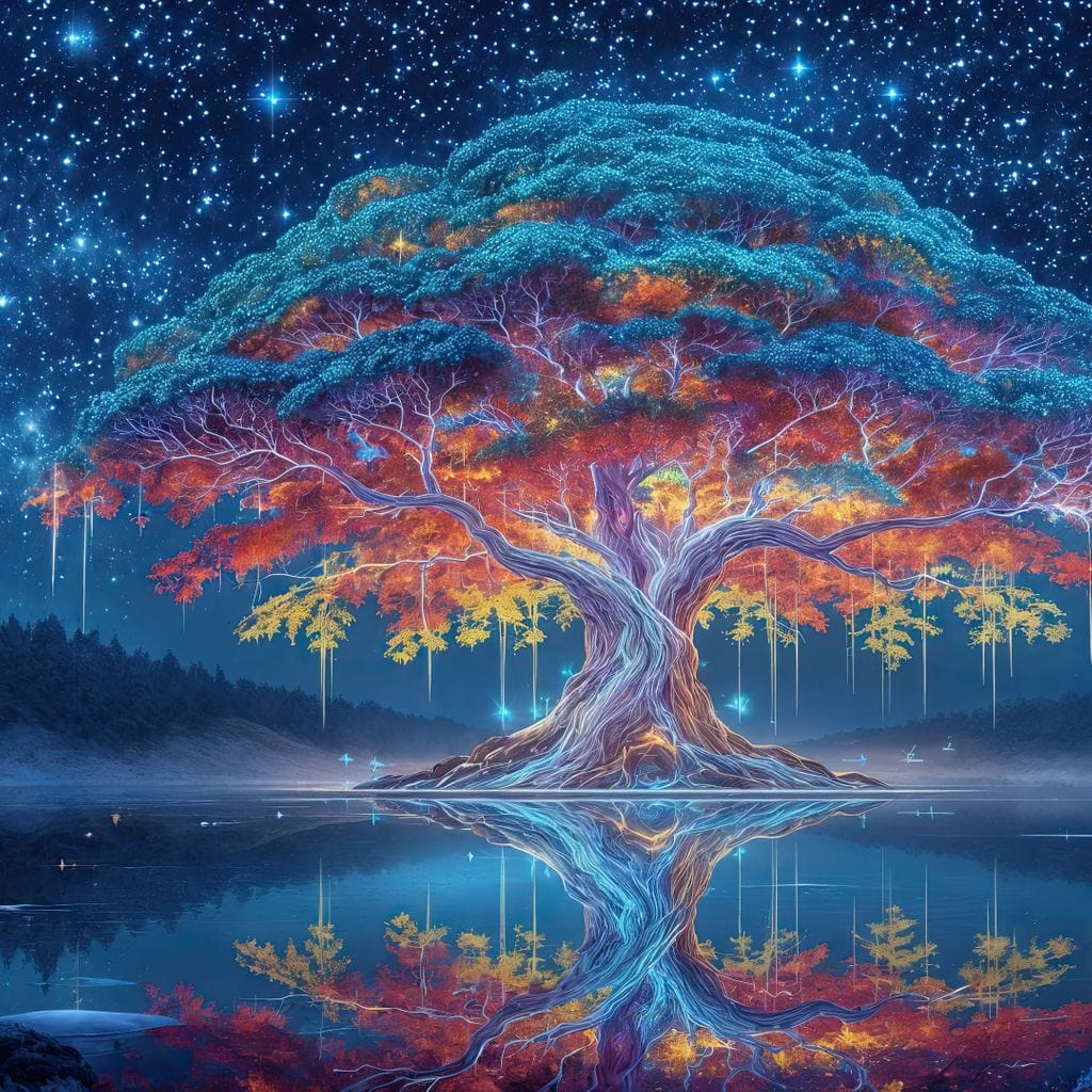 The Dreaming Tree Canvas Wall Art