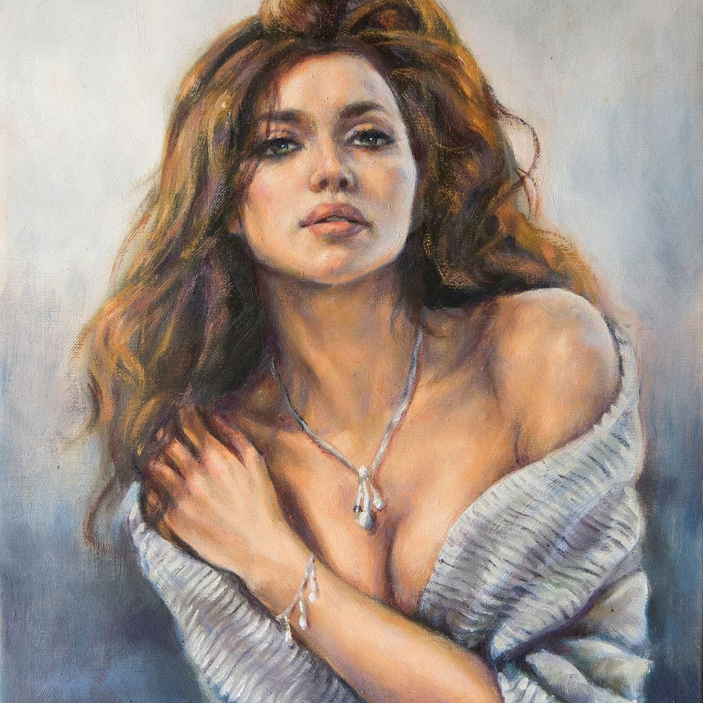 Sensual Portrait Canvas Wall Art