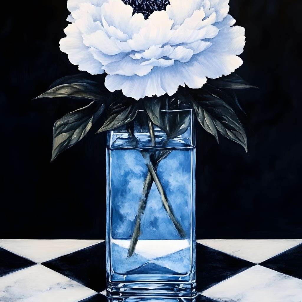 Dream Petals in Glass Enclave Canvas Wall Art
