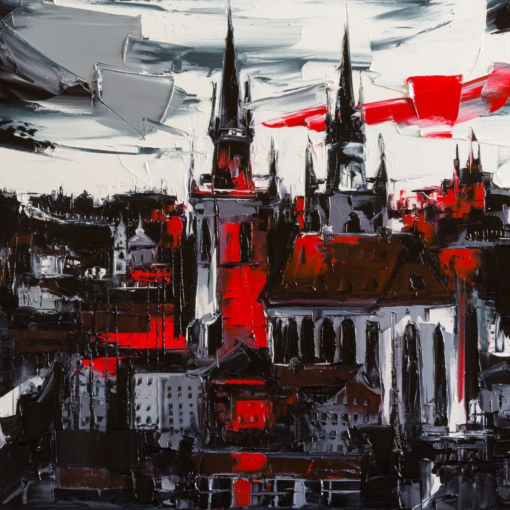 Medieval City Canvas Wall Art