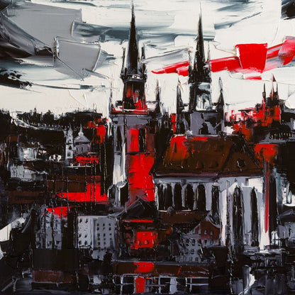 Medieval City Canvas Wall Art