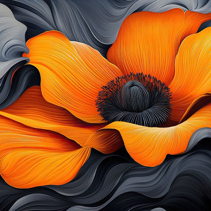 Flameflower Canvas Wall Art