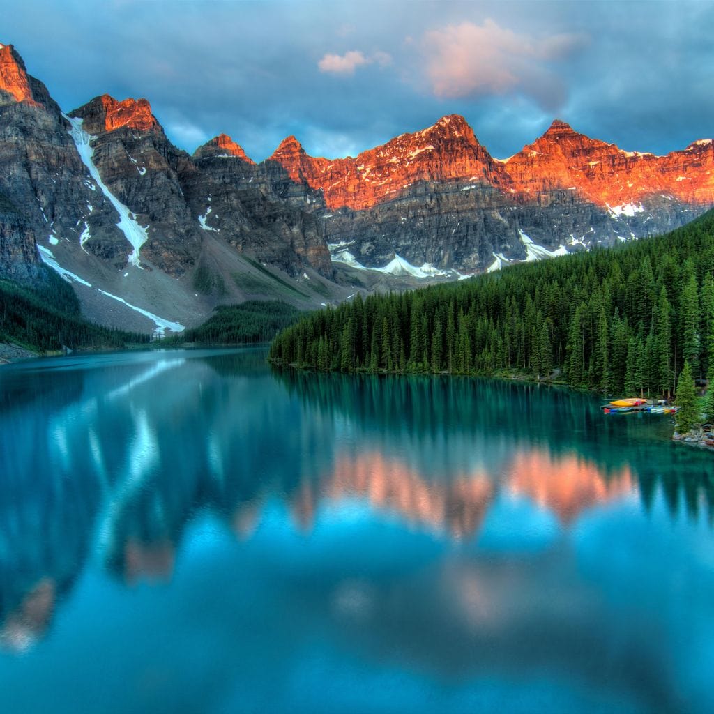 Moraine Lake Canvas Wall Art