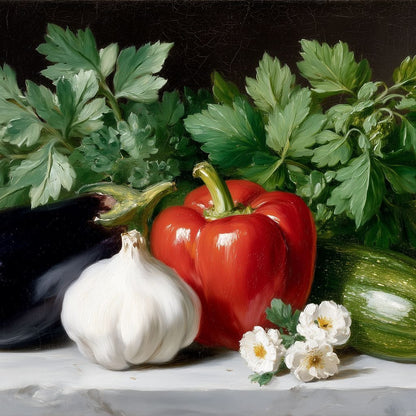 Garden Harvest Canvas Wall Art