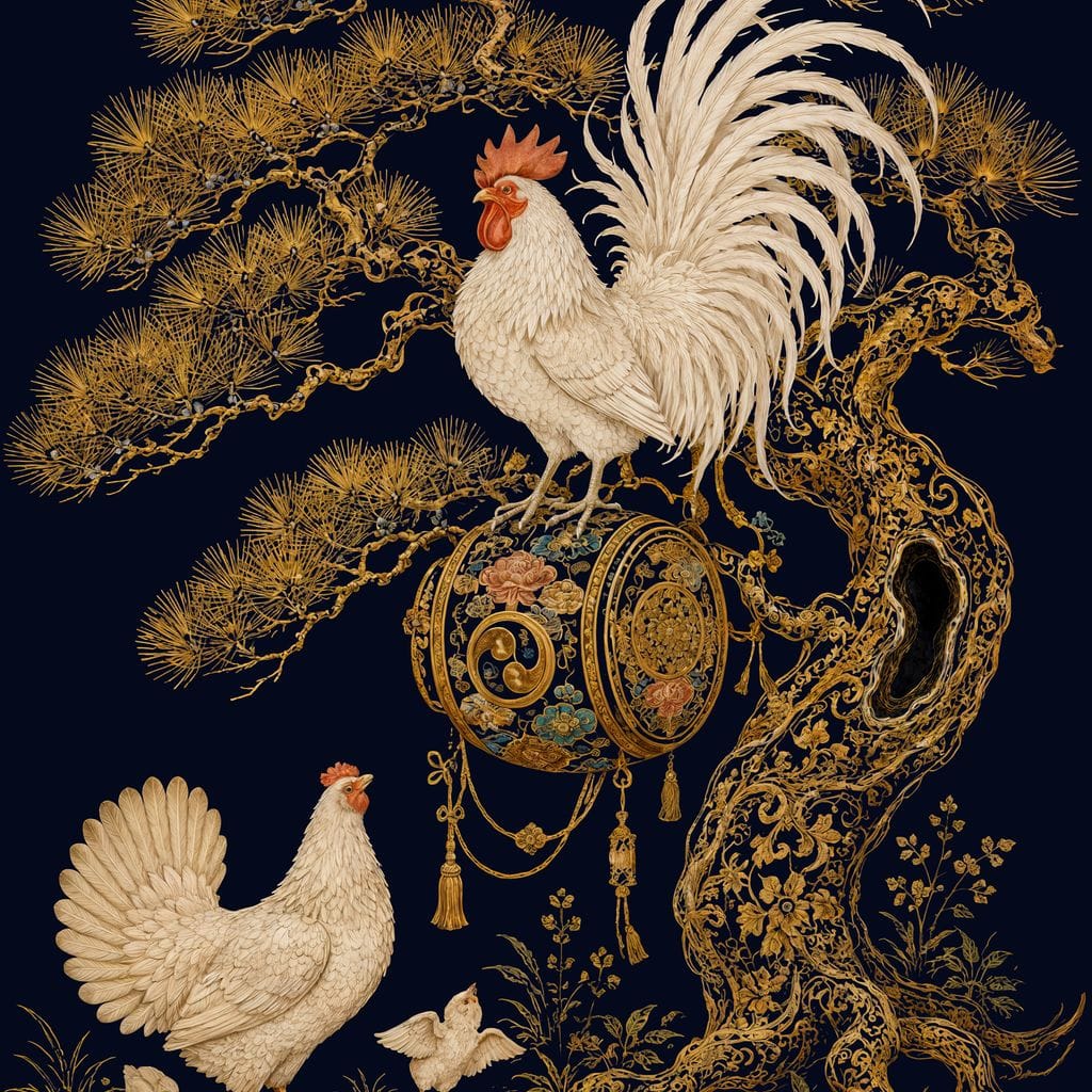 Guardian of Prosperity Canvas Wall Art