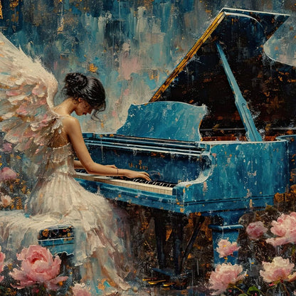 Floral Music Collection 22 Canvas Wall Art