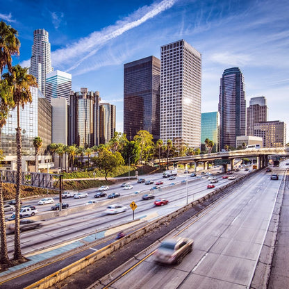 Los Angeles Skyline Canvas Wall Art