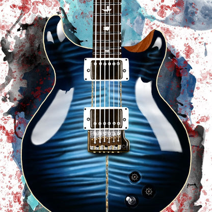 Santana's Electric Guitar Canvas Wall Art