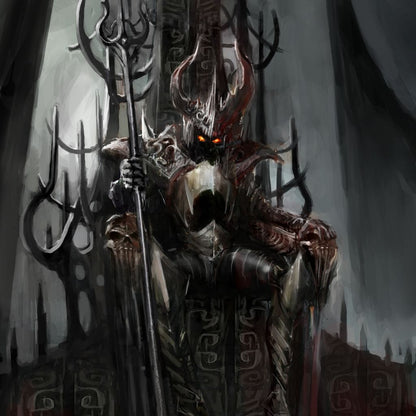 Death Knight Canvas Wall Art