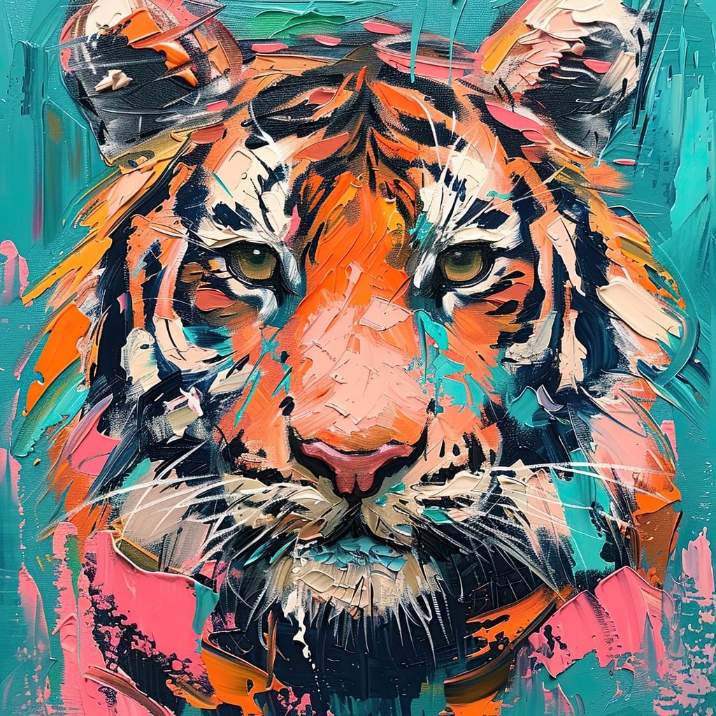 Tiger Essence Canvas Wall Art
