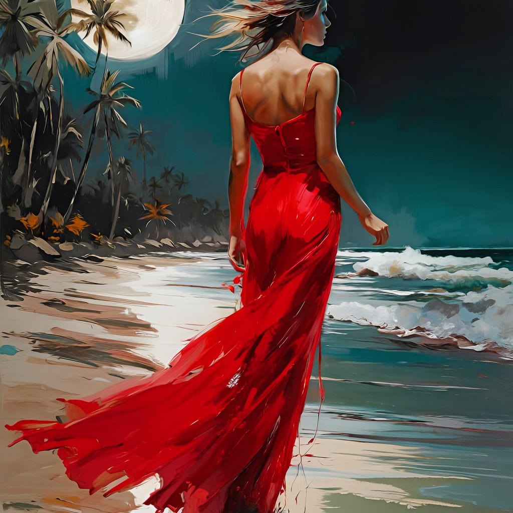 Female Portrait 062 Canvas Wall Art