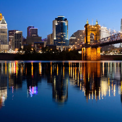 Cincinnati Skyline Canvas Wall Art