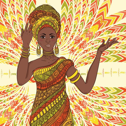 Beautiful Dancing Woman Canvas Wall Art