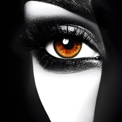 Eclipse of the Fiery Eye Canvas Wall Art