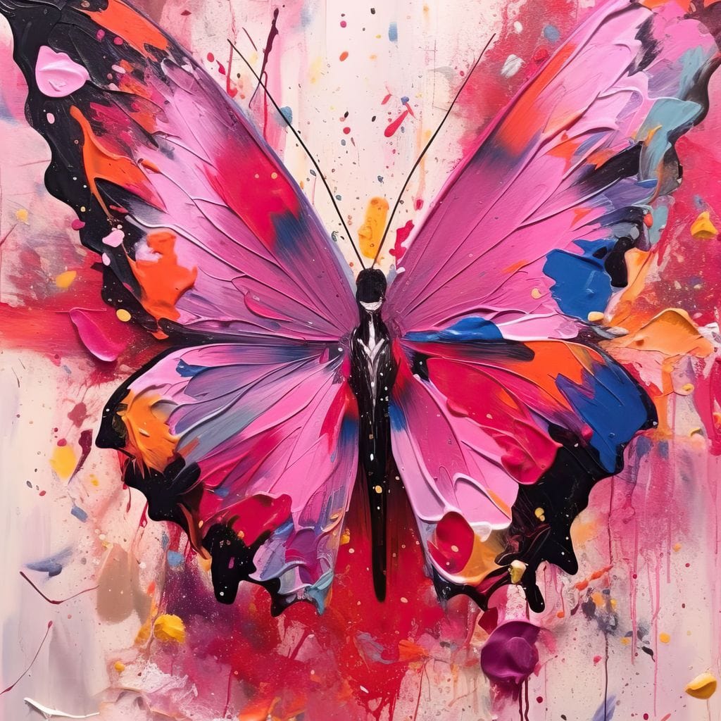 Radiant Winged Dreams Canvas Wall Art