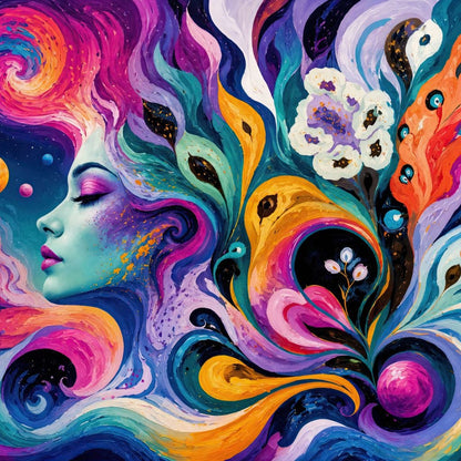 Cosmic Daydream Canvas Wall Art