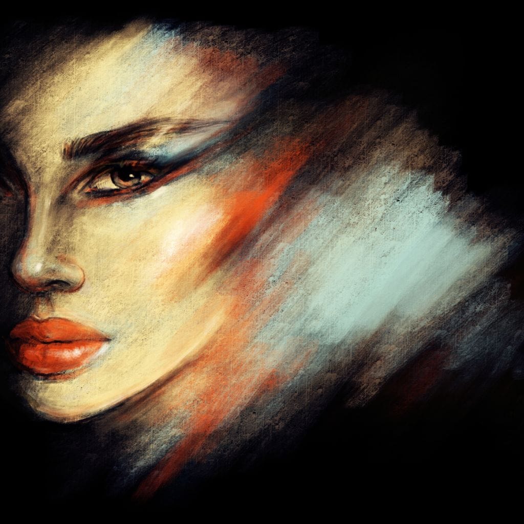 Make Up Canvas Wall Art
