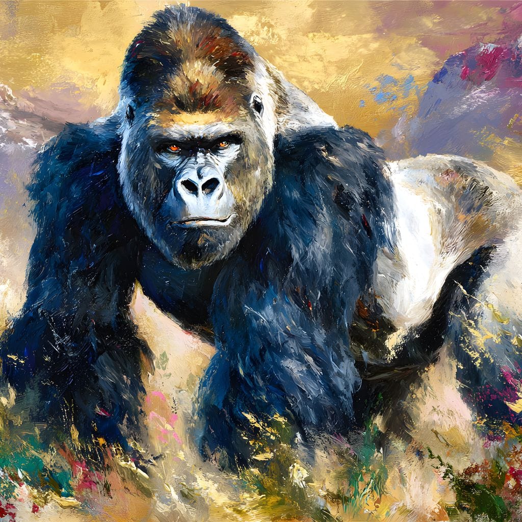 Silverback Mountain Dominion Canvas Wall Art