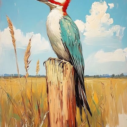 Vivid Meadow Sentinel Canvas Wall Art