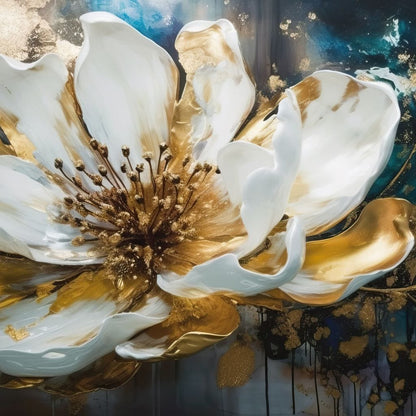 Elegant Flower Bloom 13 Canvas Wall Art