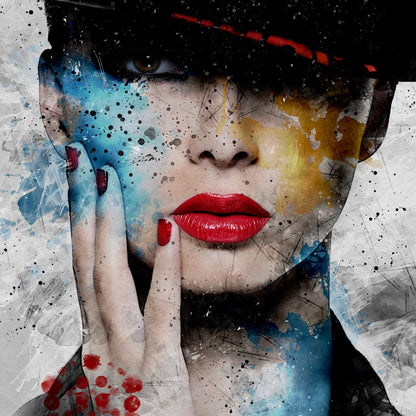 Fashion Portrait Canvas Wall Art