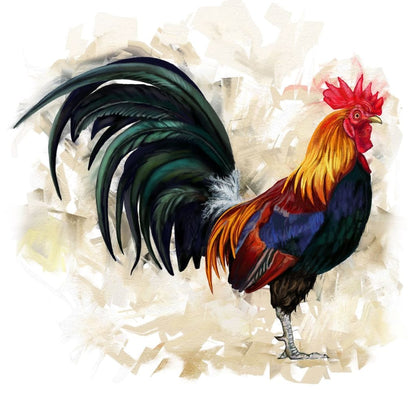 Rooster Canvas Wall Art