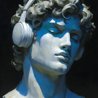 Classical Beats Repose Canvas Wall Art