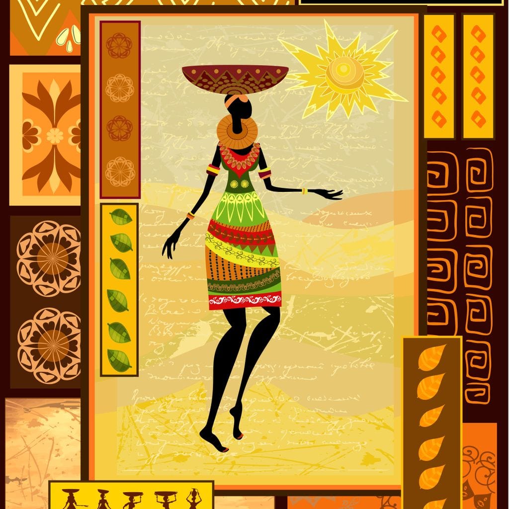 African Art Canvas Wall Art