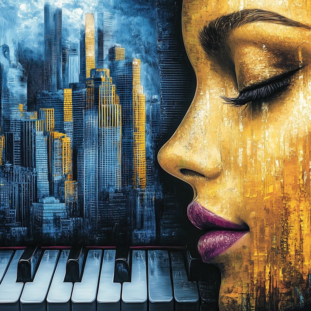 Harmony of Urban Elegance Canvas Wall Art