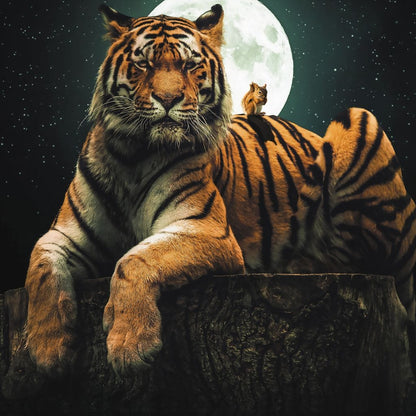 Tiger Squirel Canvas Wall Art
