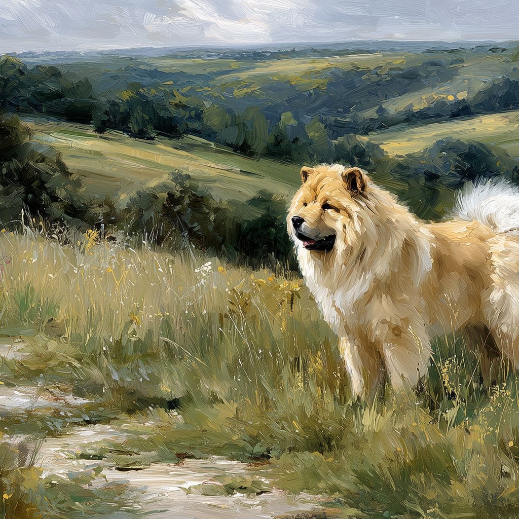 Chow Meadow Trail Summer Light Canvas Wall Art