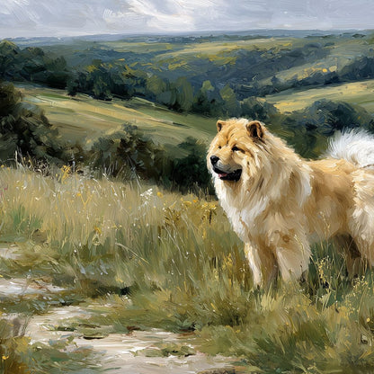 Chow Meadow Trail Summer Light Canvas Wall Art