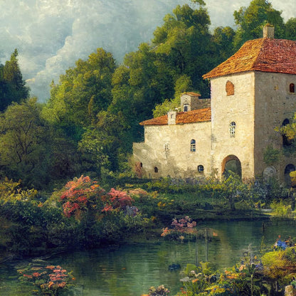 The Gardens Of Ninfa Canvas Wall Art