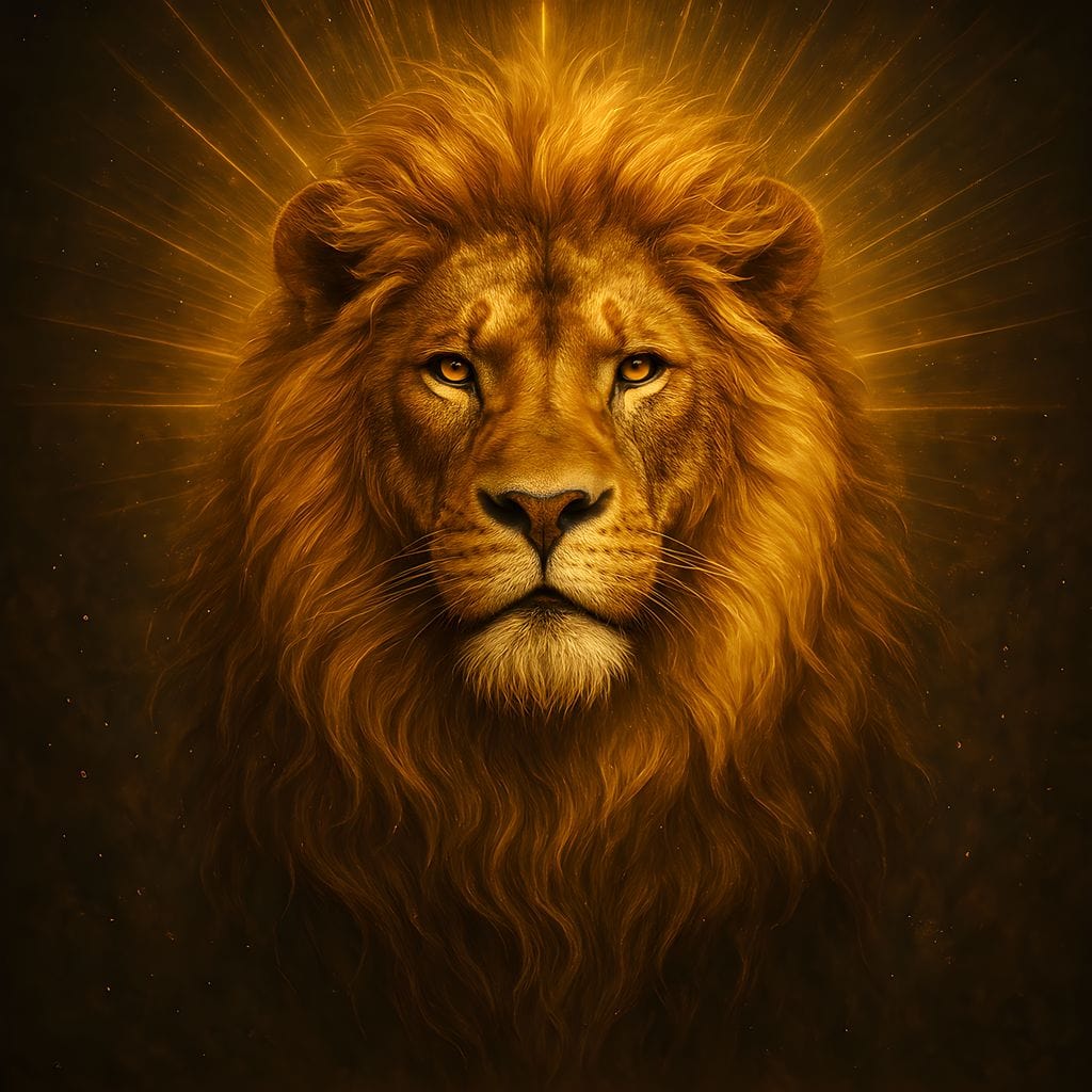 Majestic Radiance of the King Canvas Wall Art